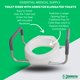 thumbnail image 3 of Elevador de asiento de inodoro Essential Medical Supply alargado, 19 cm, 3 of 7