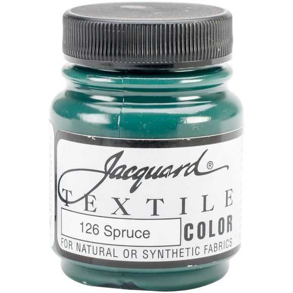 Pintura textil jacquard, color abeto, 66 ml