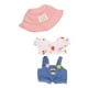 thumbnail image 1 of Ropa Para Muñecas De Peluche De 15 Cm. Vístete Con Sombrero. Ropa Para Muñecas De Moda DIY. Estilo C, 1 of 3