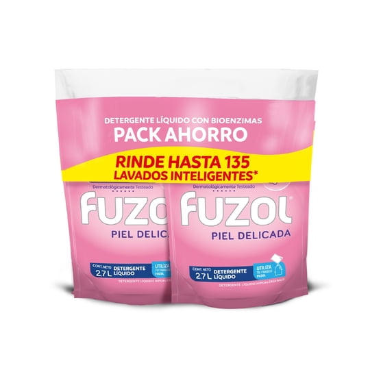 Detergente Líquido Piel Delicada Doypack Pack L g Fuzol