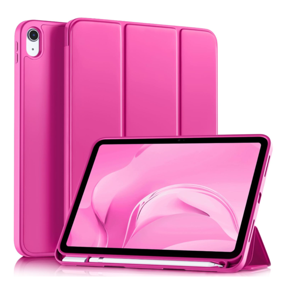 Carcasa Smart Cover Ranura Para iPad Air 11 M3 2025 Fucsia