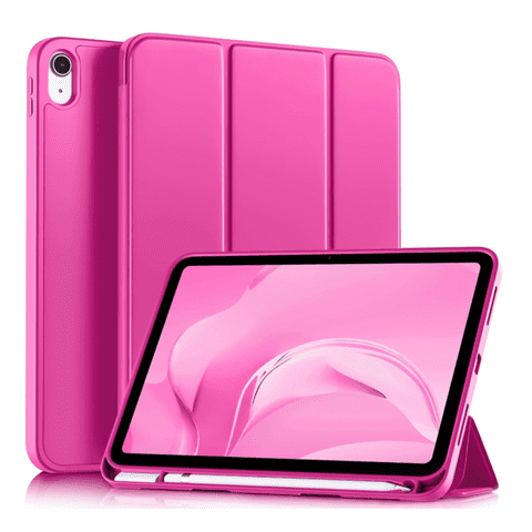 Mar Cases - Carcasa Smart Cover Ranura Para Ipad Air 11 M3 2025 Fucsia