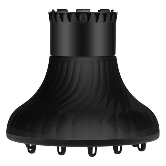 Difusor Secador De Pelo Para Cabello Rizado Y Ondulado Negro