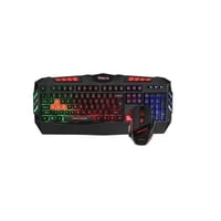 Master Prox - Kit Teclado + Mouse Gaming Xtrike Me 2400 Dpi Negro/Rojo