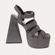 thumbnail image 4 of Sandalia Plataforma Gris Vía Franca, 4 of 6