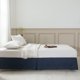thumbnail image 2 of suxuMhao Falda para Cama, Faldas para Cama Full 54x75+caída 14inch 1pza Falda Ligera Plisada para Cama–falda Ideal para Cama, Adecuada para Dormitorio, Hogar, Falda de Cama de Poliéster Suave en, 2 of 3