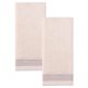 thumbnail image 1 of REGALWOVEN Toallas de Mano Texturizadas de Algodón con Tejido de Panal, 13" x 29" Suaves y Absorbentes Toallas Decorativas para Baño, Gimnasio, Spa, Hotel, Hogar Marrón Claro 2pk, 1 of 7