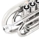 thumbnail image 5 of Trompeta de bolsillo EASTROCK en Si bemol, latón niquelado, boquilla 7C, 5 of 7