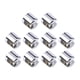 thumbnail image 3 of 10x Soportes Para Estantes De Vidrio Abrazaderas Soporte De Fijación De Vidrio Clip Abrazadera De Vidrio De Metal, 3 of 5
