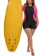 thumbnail image 5 of Agnes Orinda Traje de Baño de Una Pieza para Mujer de Talla Grande con Cremallera Frontal, 5 of 7