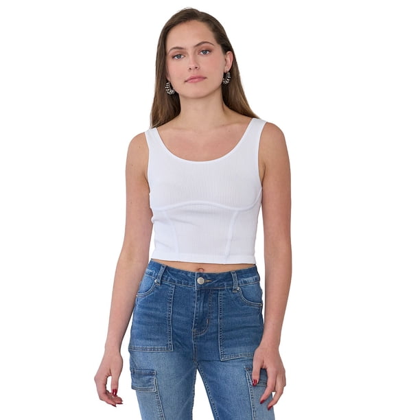 Peto Mujer Corsetero Seamless Blanco Corona