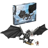 Figuras De Acción Y Juguetes De Construcción Mega Skyrim Alduin Con 619 Piezas