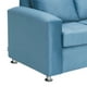 thumbnail image 3 of Sofa Kendy 3c Felpa 12 Azul Petroleo, 3 of 6