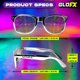 thumbnail image 2 of Gafas de Difracción GloFX Ultimate Prism Rainbow Chrome, 2 of 6