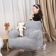 thumbnail image 2 of Silla Puff para Niños MOMCAYWEX con Oso de Peluche Gris para Niños Pequeños, 2 of 6