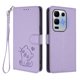 thumbnail image 1 of Funda Volteable tipo Billetera con Correa para Infinix Note 50X 5G, Lila Claro, 1 of 6