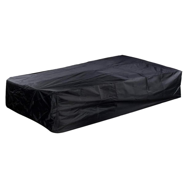 Cubierta de mesa de futbolín muebles cubierta de fútbol mesa resistente a los prueba de polvo resistente para sala de juegos interior , negro 163cmx115cmx48cm