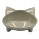 thumbnail image 5 of Lindo Tazón De Fuente De Agua Con Forma De Orejas De Gato Para Mascotas, Cuenco Ancho De Alimentación Antideslizante, Gris, 5 of 5