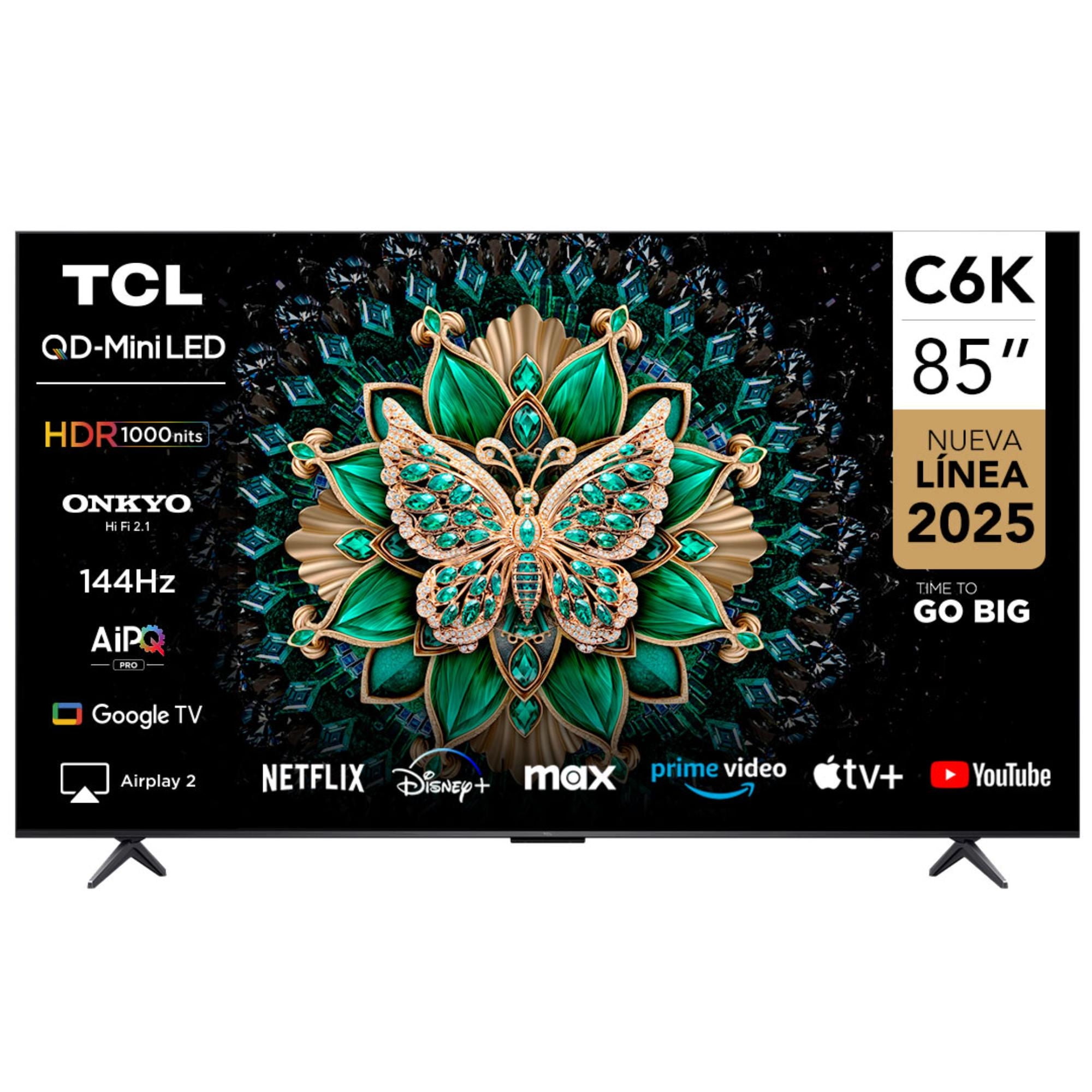 Televisor Miniled 85"" 4K Uhd 85C6K Tcl Smart Tv