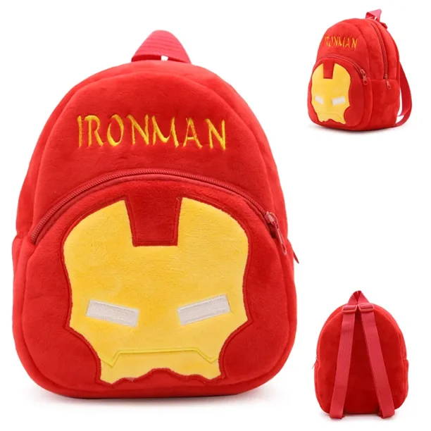 Pokemon Anime Plush Backpack Pikachu Spiderman hello kitty Cartoon Figure Pattern Children Baby Kids School Bag Christmas Gift