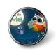 thumbnail image 1 of Eva el buhito-Theme Round Button Badge: Premium Metal Construction, Ideal for High-End Events 2.8 cm, 1 of 6