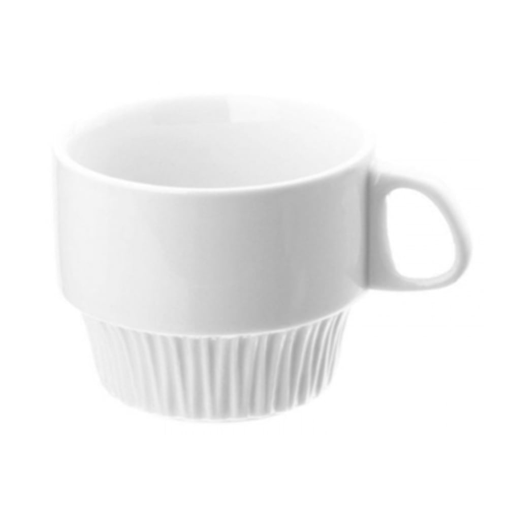 Star Fine Porcelain - Set De 24 Tazas Te De Porcelana Blancos 220cc Star Th