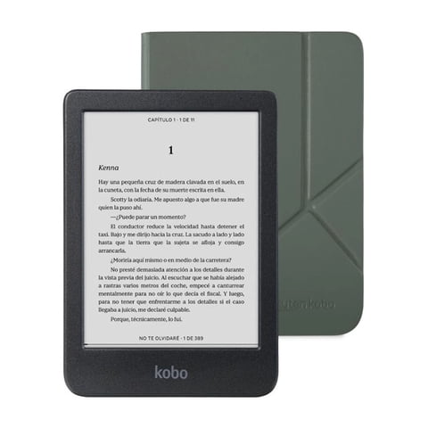 Lector E Reader Kobo Clara Bw Negro Con Funda Sleepcover
