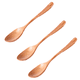 thumbnail image 1 of Cuchara de madera de mango largo, cuchara de arroz de madera maciza, cuchara de postre, cuchara y tenedor hechos a mano, vajilla, 1 of 5