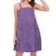 thumbnail image 1 of Vestido de baño/ducha para mujer, ligero, con cierre de tirantes y largo hasta la rodilla., 1 of 5