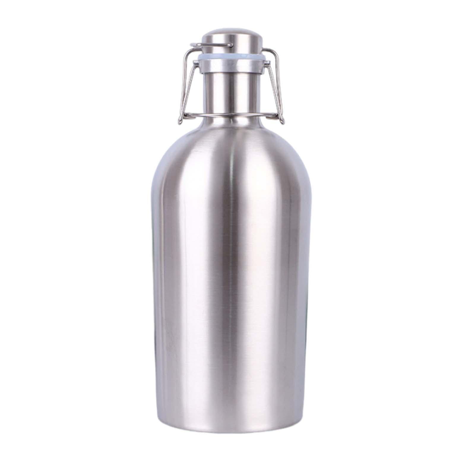 Magideal - Barril De Cerveza, Jarra De Cerveza, Barril De Cerveza, Agua Carbonatada, A Prueba De Fugas, Doble Capa, Almacenamiento Decorativo, Botella De Cerveza 2l