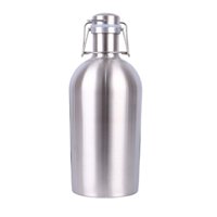 Magideal - Barril De Cerveza, Jarra De Cerveza, Barril De Cerveza, Agua Carbonatada, A Prueba De Fugas, Doble Capa, Almacenamiento Decorativo, Botella De Cerveza 2L