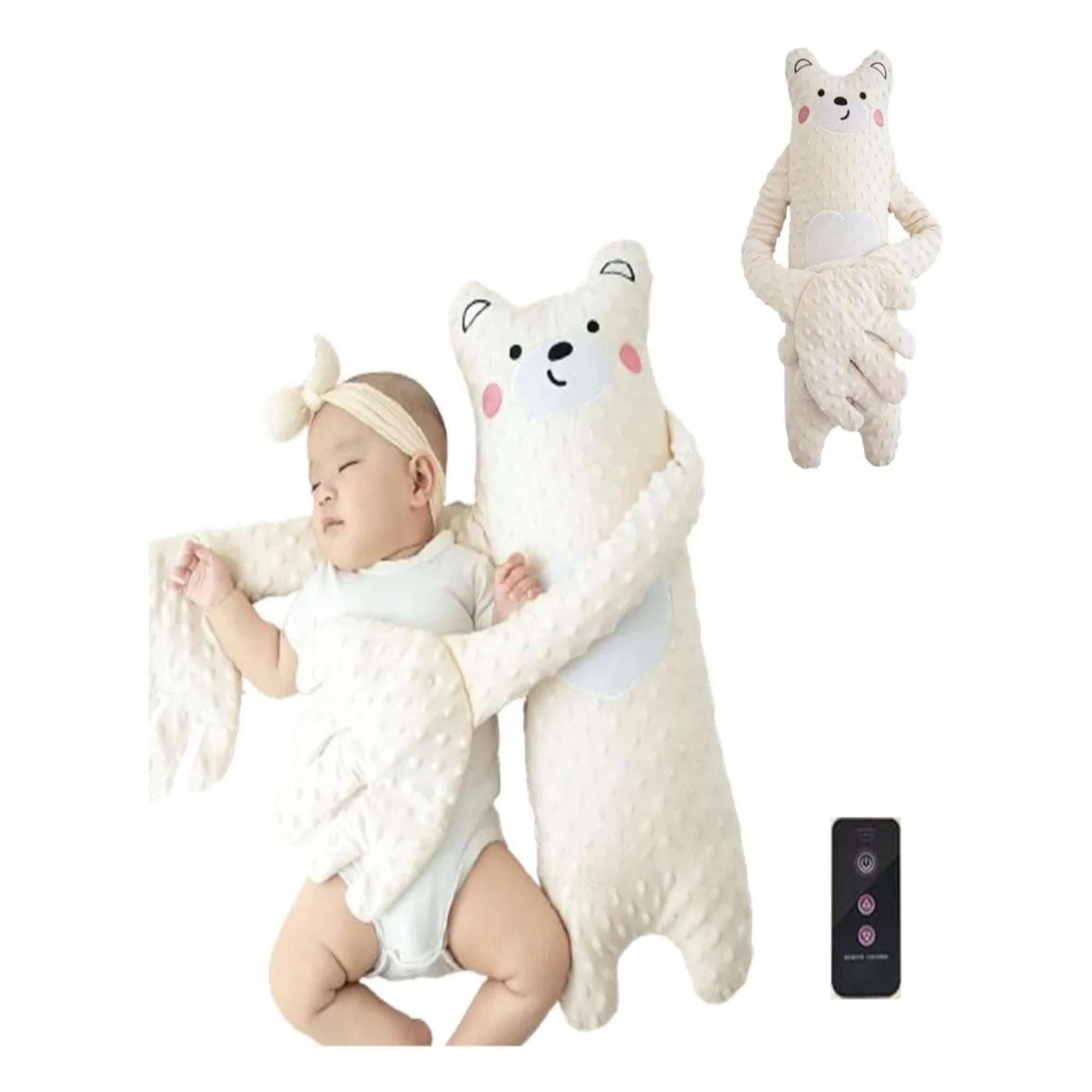 Genérico - Peluche Para Bebe Choco Bear Baby Patter Simulación Dormir