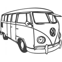 Rienda Libre Graphics - Decomural Vw Camper Van Transport Ws-35648