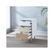 thumbnail image 3 of Velador Moderno Eame 3 Niveles Blanco y Madera, 3 of 5