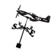 thumbnail image 4 of Helicóptero De La Decoración Del Soporte Del Metal De La Granja Del Jardín Del Tejado De La Yarda De La Veleta Del Hierro, 4 of 5