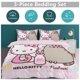 thumbnail image 2 of Hello Kitty Cat Comforter Set with Sheets - 3 Piece Bedding Includes Pillow Covers - Super Soft Bedding Room Decor Twin, 2 of 5