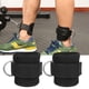 thumbnail image 5 of Banda de protección para tobillos para entrenamiento de piernas, correas de resistencia para tobillos (negras), 5 of 8