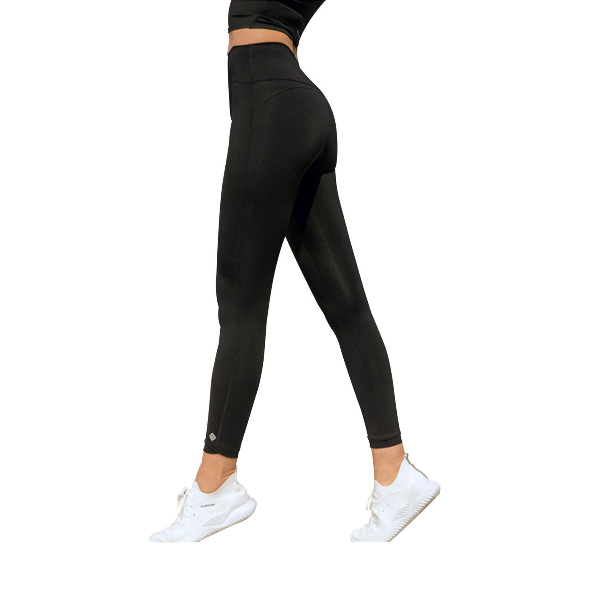 Samia - Calza Básica Tiro Alto Negra M