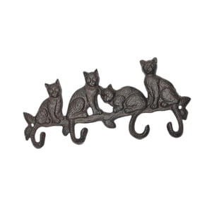 Magideal - Decoración Del Soporte De Llave De Hierro Fundido Decoración De La Pared Mural Retro Craft Hanger Rack Hanger Rack Para Sombreros De Toallas Colgantes