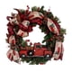 thumbnail image 5 of Corona De Navidad, Adorno Colgante Rojo, Decoración Para Navidad, Oficina, Jardín, 5 of 5
