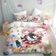 thumbnail image 1 of Shugo Chara Cartoon Duvet Cover 3-Piece Set Children Hinamori Amu Cute Polyester Soft Breathable Comforter Animation Bedding Bed Sheets, 1 of 5