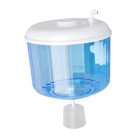 Magideal - Contenedor Para Instalar En Dispensador De Agua, Conectar Botella De Almacenamiento, 8 L, Válvula De Flotador Incorporada, Cubo De Agua Portátil Para