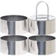 thumbnail image 1 of HULISEN 3 Round Cake Ring Mold, Stainless Steel Cooking Cutter, 1 of 3