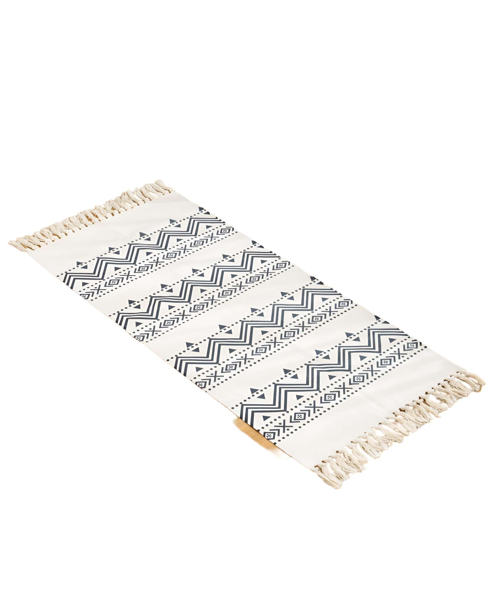 Genérico - Set De 3 Alfombras De Lino 60X90 Cm Para Bajada De Cama V11