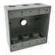 thumbnail image 1 of Caja para tomacorriente eléctrica Sealproof de 2 módulos, resistente a la intemperie, 3, 1 of 1