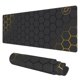 thumbnail image 1 of Alfombrilla de escritorio KOAIWPAE 80 cm x 30 cm negro y dorado con diseño de panal, 1 of 7