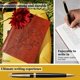thumbnail image 3 of Diario rayado SETTINI Flower con soporte para bolígrafos y bolígrafo de lujo, 3 of 8