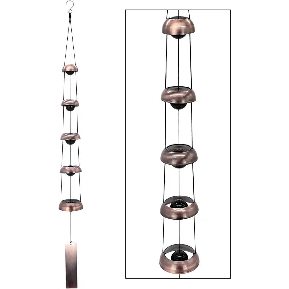 Xusx111 - Campanas De Viento De Cobre, Campana De Viento Del Templo, Campanas De Viento De Feng Shui Para Patio De Casa Decoración Al Aire Libre Campanas De Viento De Campana Campanas De Viento Del Te