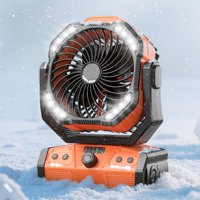 Ventilador Portátil Recargable Koonie De 8 Pulgadas Con 27 Horas De Trabajo