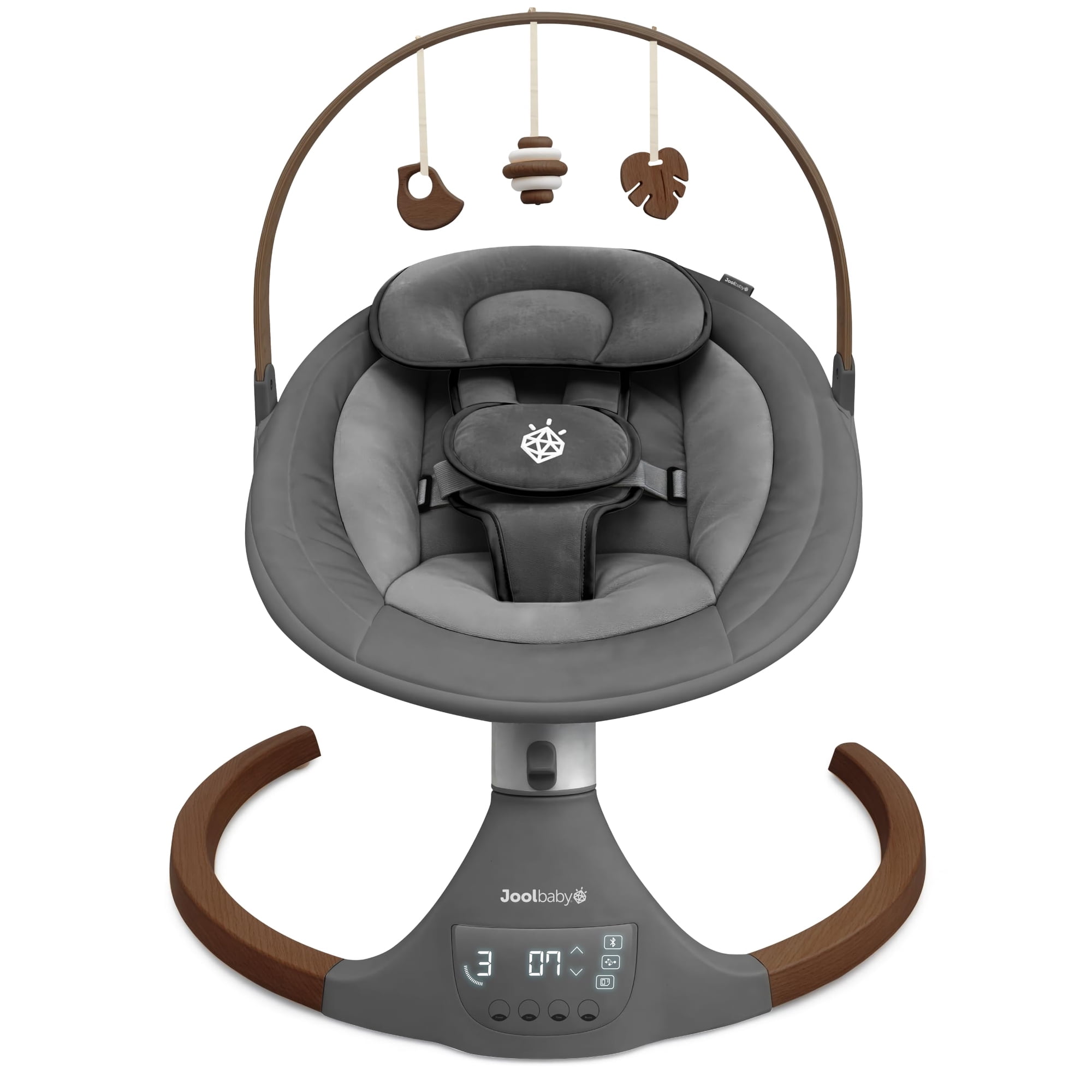 Baby Swing Jool Baby Nova Nature Electric Con Música Bluetooth